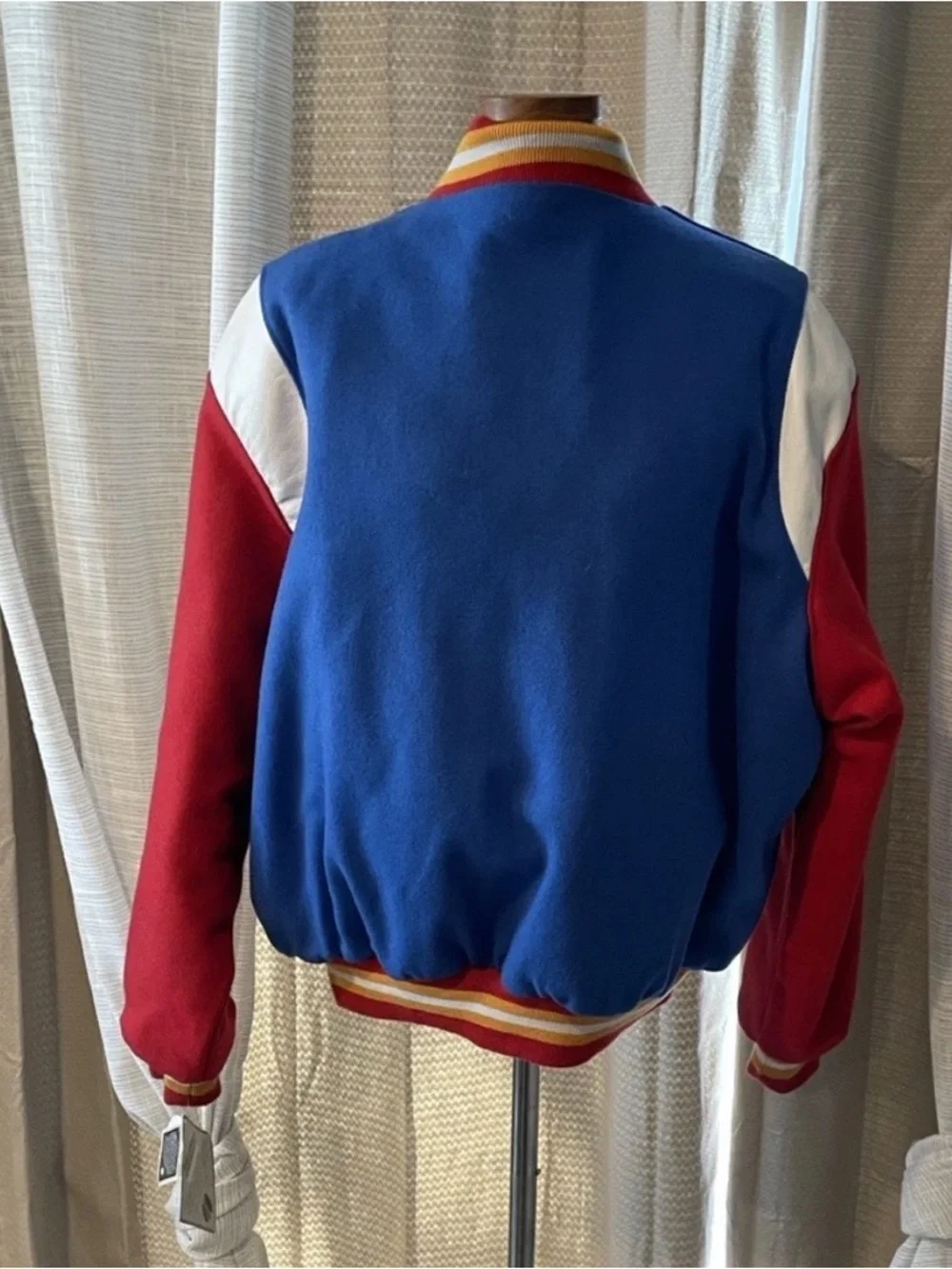 vintage Holloway bomber varsity jacket NWT bold colors Men’s Size XL